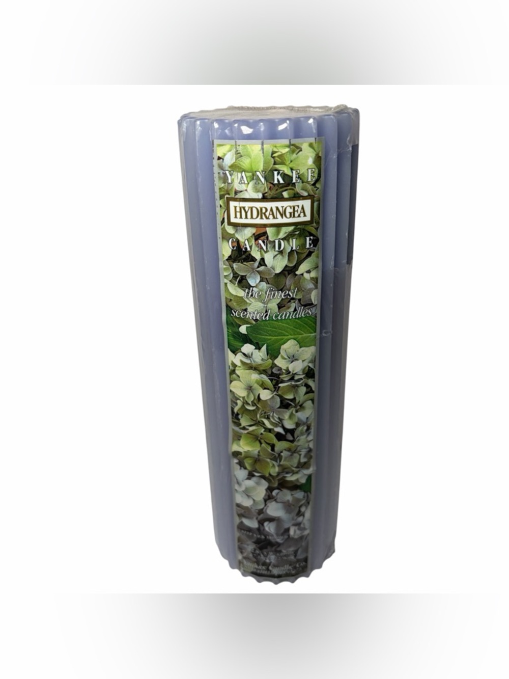 Yankee Candle NOS Discontinued Hydrangea 27 oz 9" Pillar HTF Deerfield MA 2002